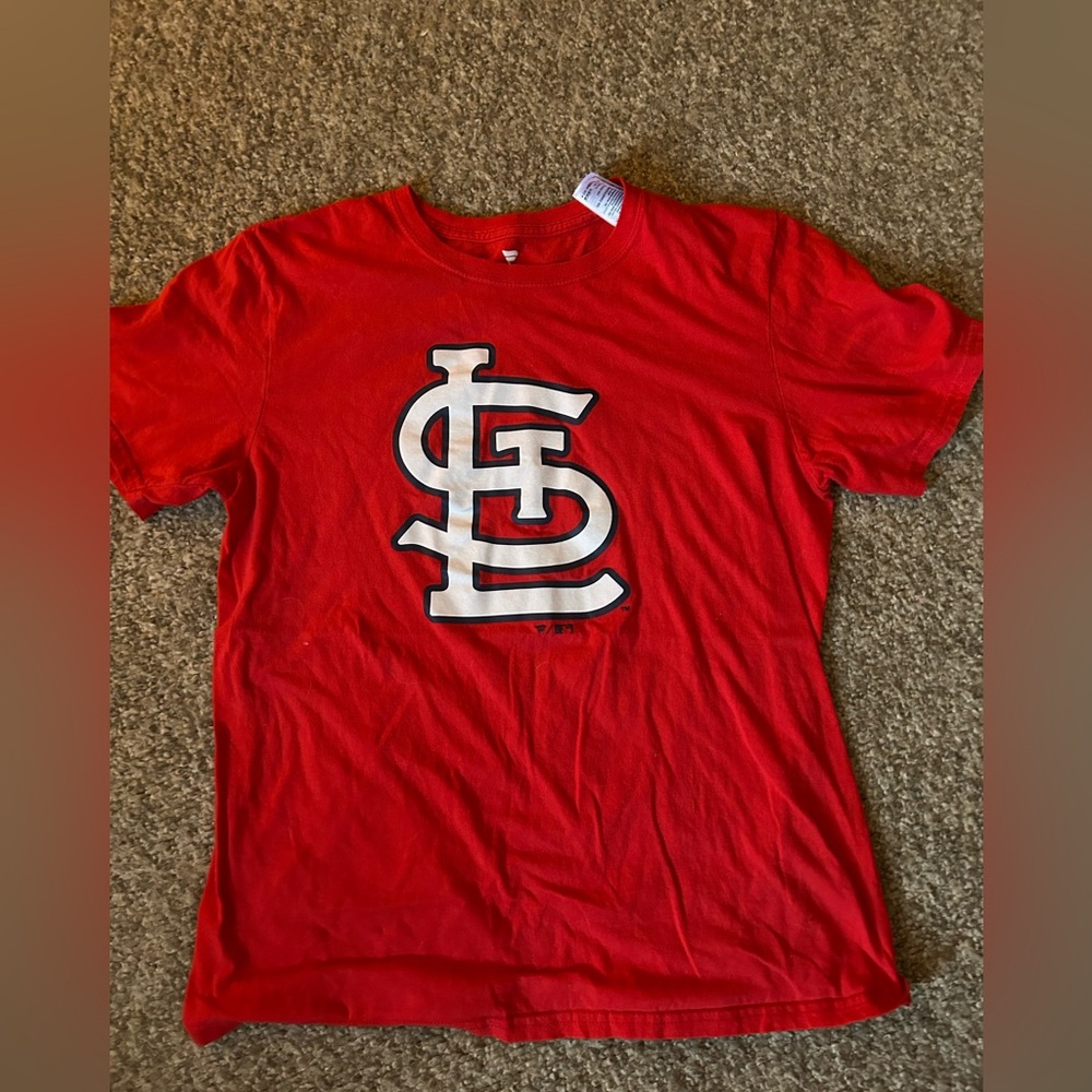 Fantasie Red Short Sleeve Tee with White and Black Logo